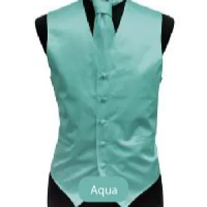 Aqua Mens Solid Vest