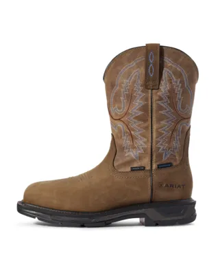 Ariat Boots, 11 inch WorkHog XT Wide Square Toe Waterproof Carbon Toe Work Boo, 10031483 DISTRESSED BROWN (Copy)