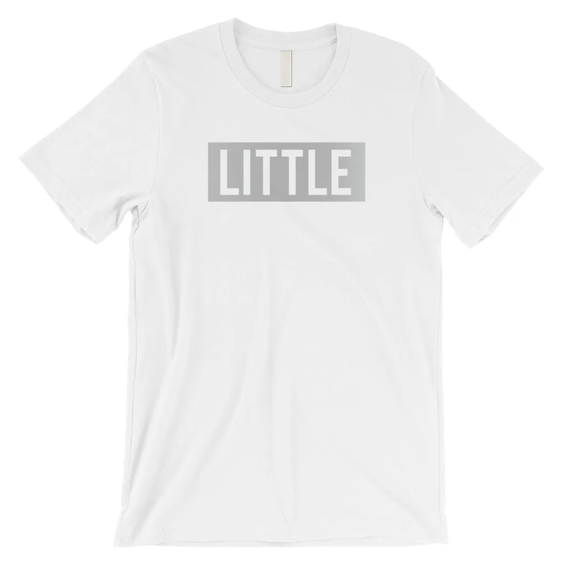 Big Little Boxed-SILVER Mens T-Shirt Classic Bright Saying Present