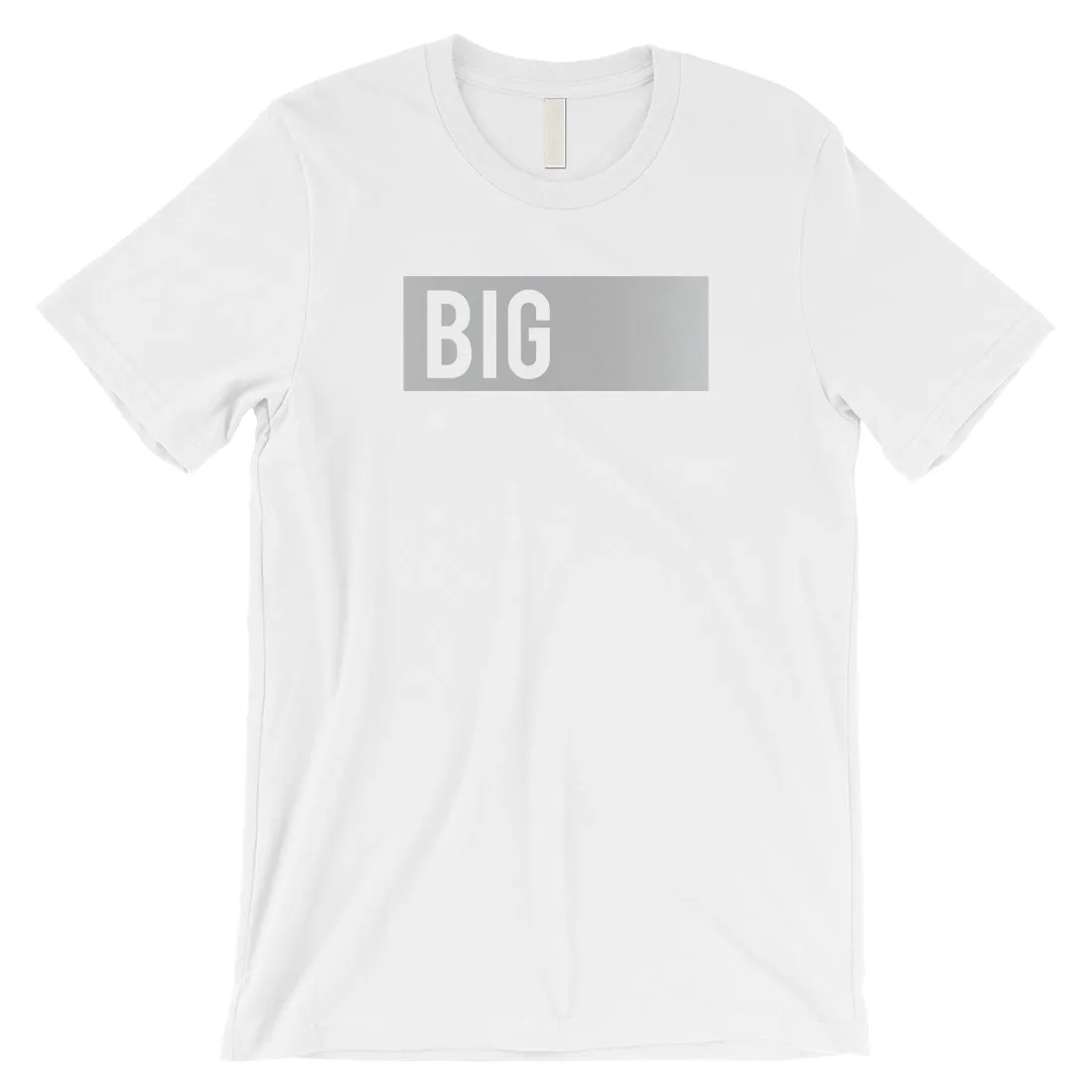 Big Little Boxed-SILVER Mens T-Shirt Classic Bright Saying Present