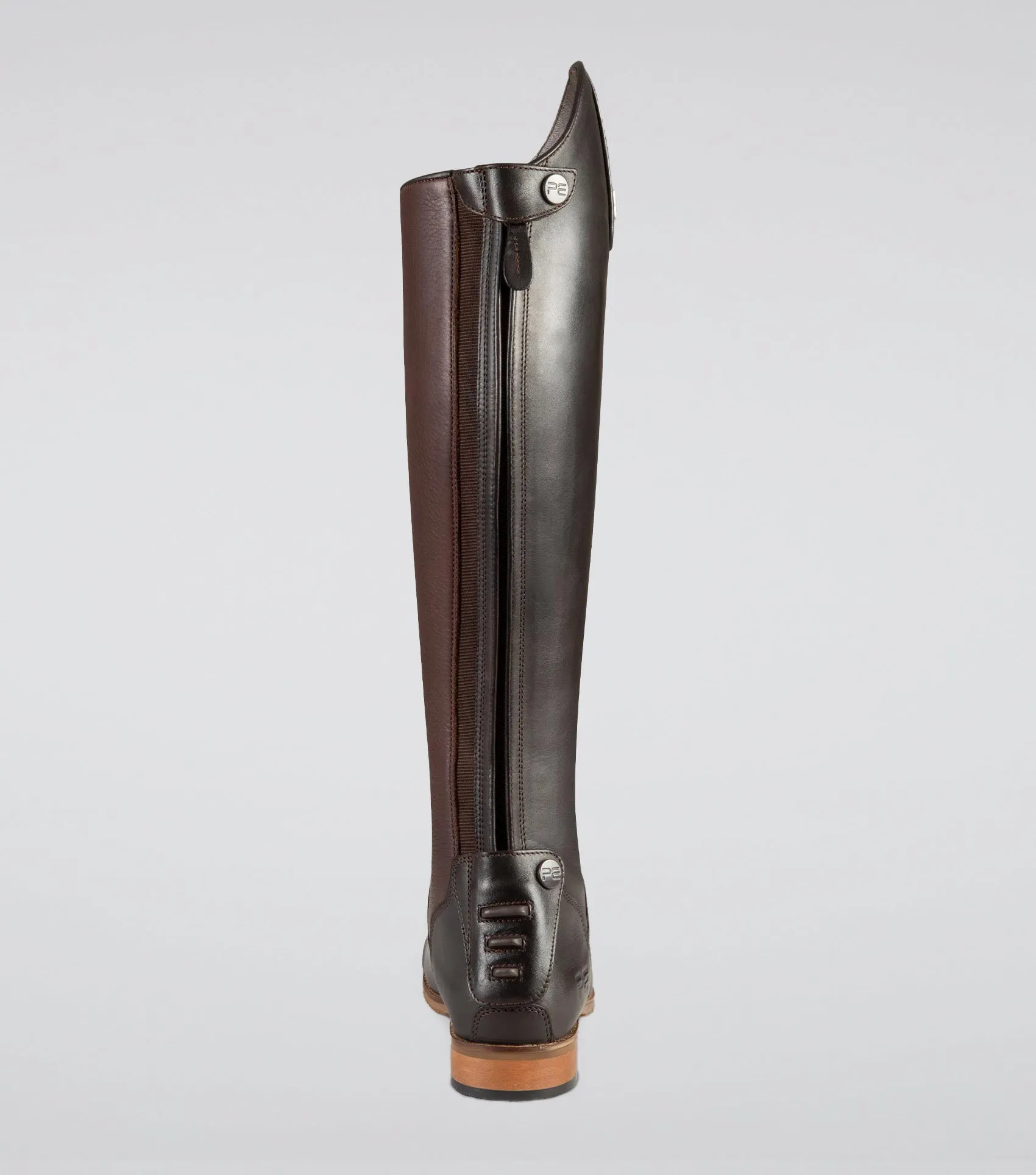 Bilancio Ladies Leather Field Tall Riding Boot Brown