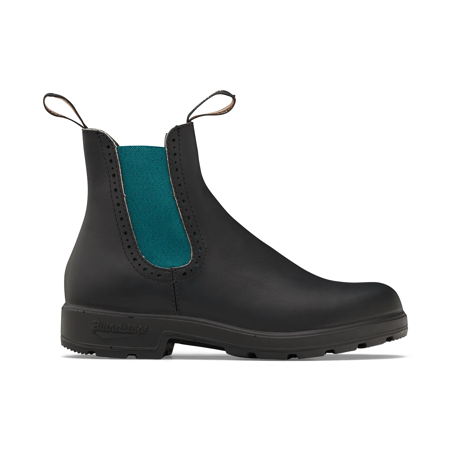 Blundstone 2320 - Original Women's High Top Black with Green Elastic