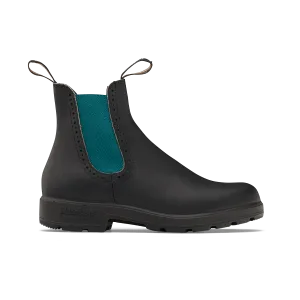 Blundstone 2320 - Original Women's High Top Black with Green Elastic