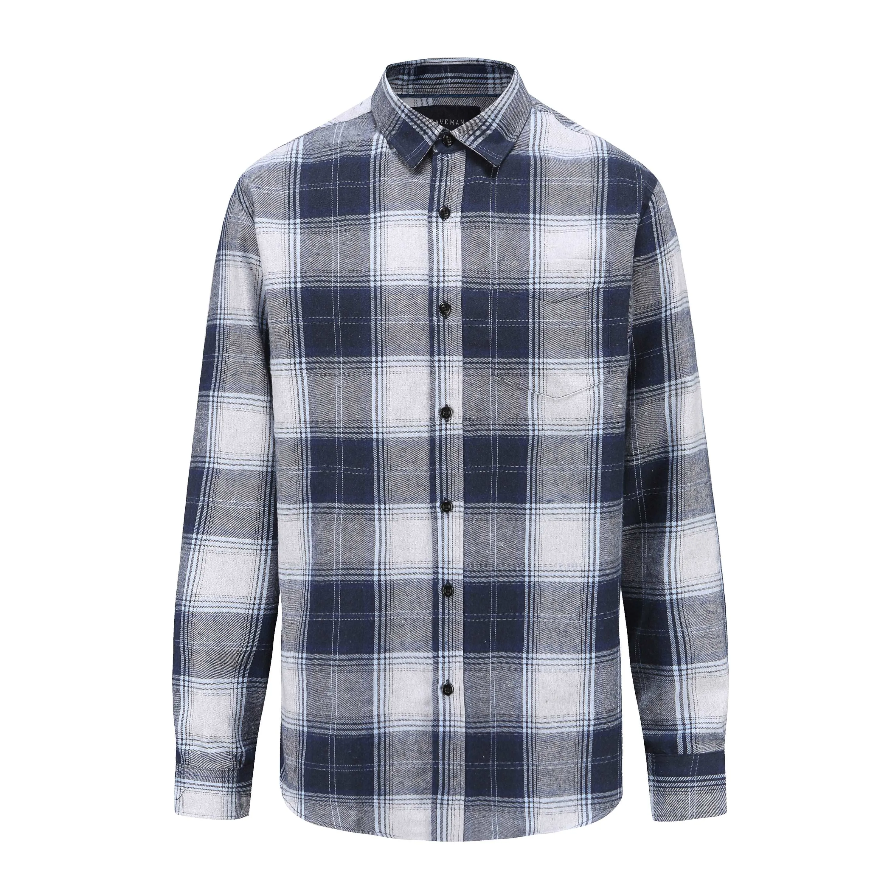 Braveman Men's Buffalo Plaid Button Down Classic Fit Flannel Shirt