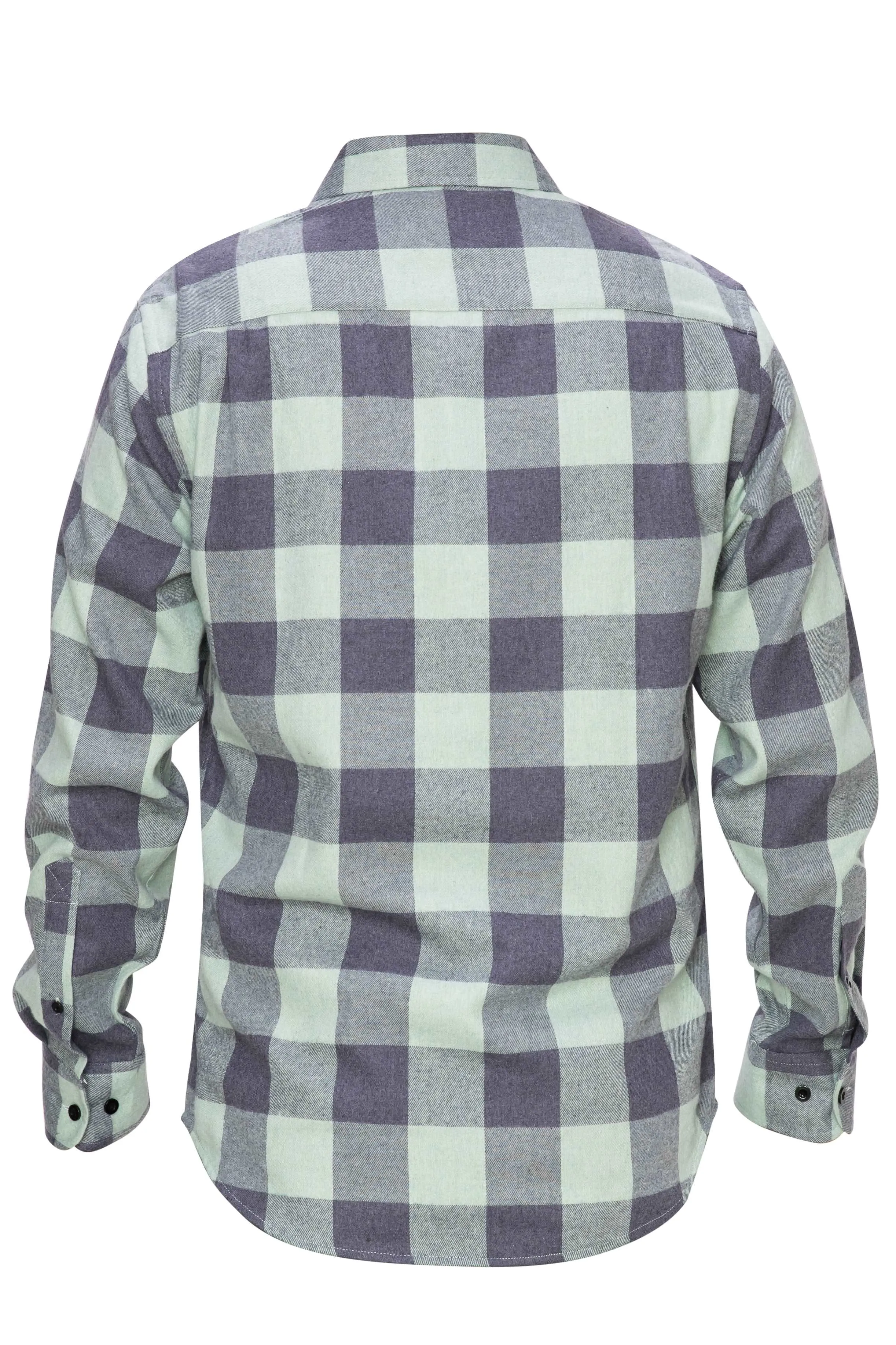 Braveman Men's Buffalo Plaid Button Down Classic Fit Flannel Shirt