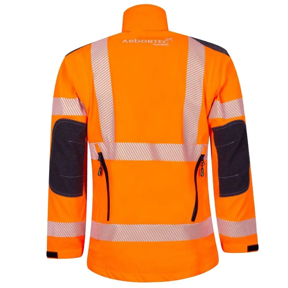 Breatheflex Performance Work Jacket Hi Vis Orange