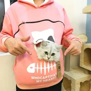 Cat Lovers Hoodie Kangaroo Pullover