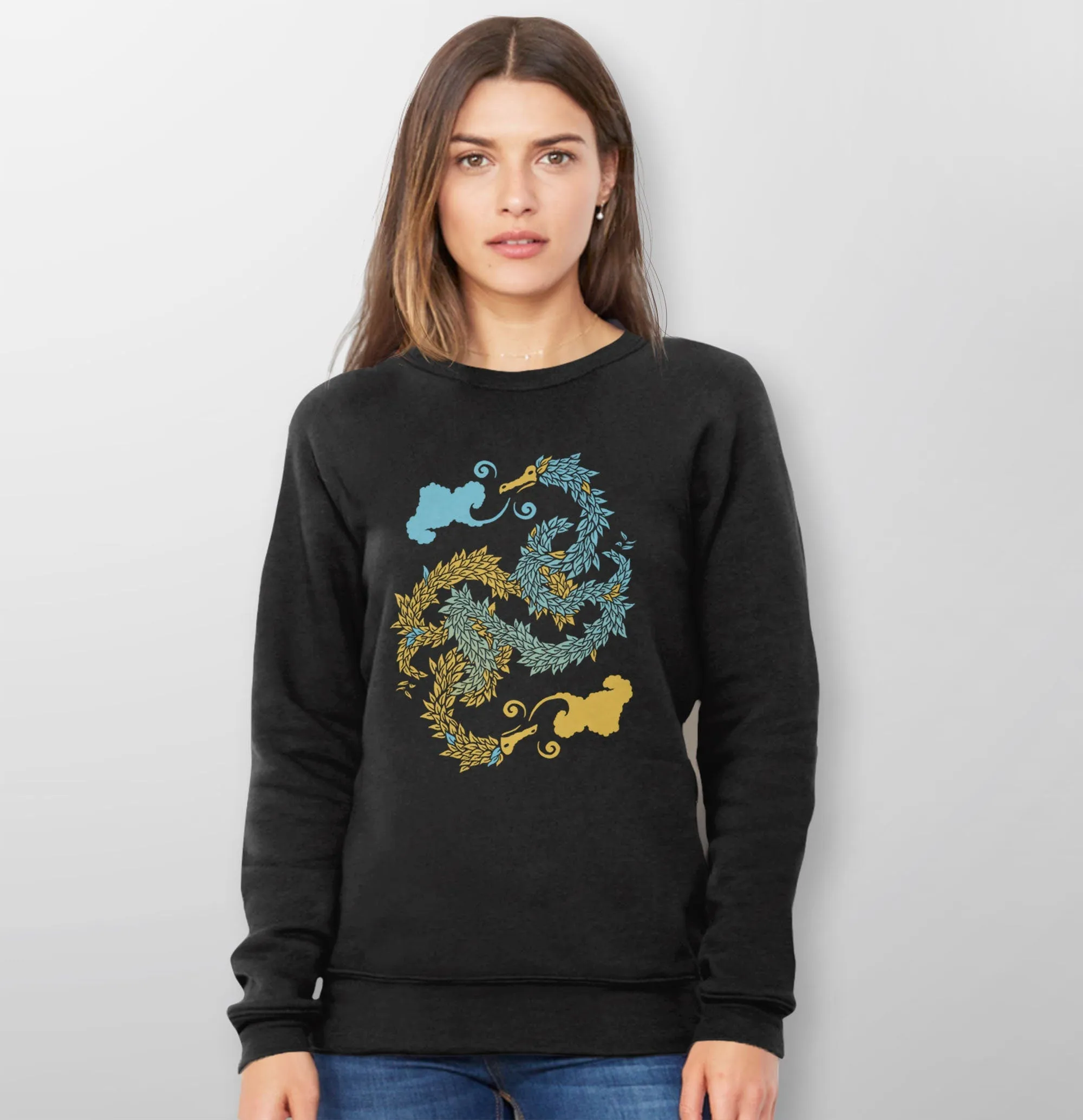 Chinese Dragon Yin Yang Sweatshirt