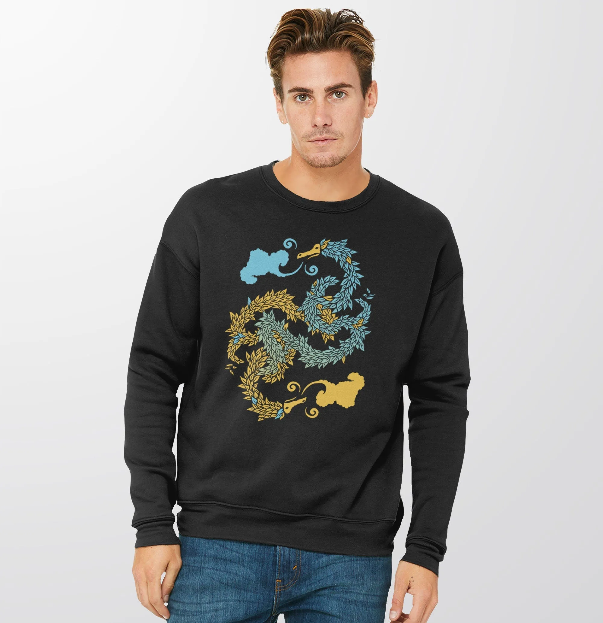 Chinese Dragon Yin Yang Sweatshirt