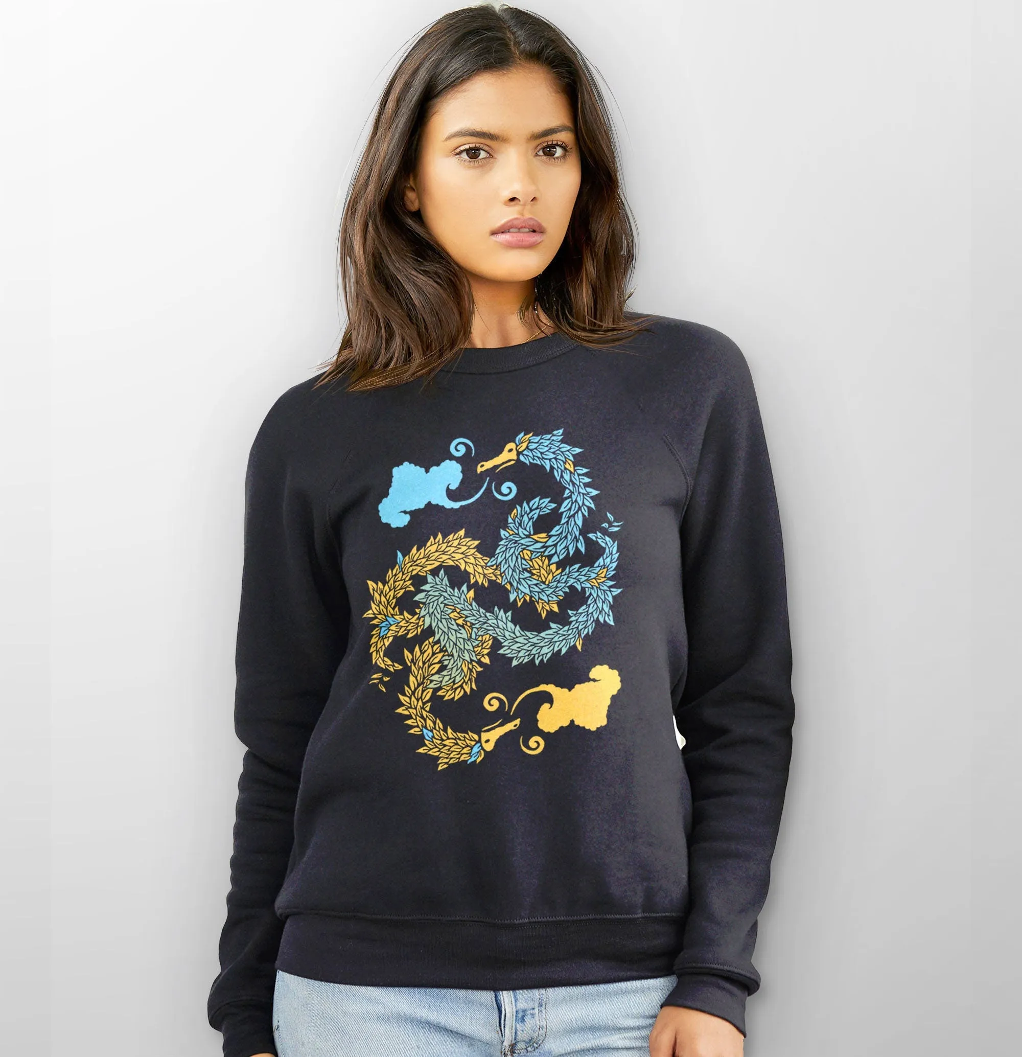 Chinese Dragon Yin Yang Sweatshirt