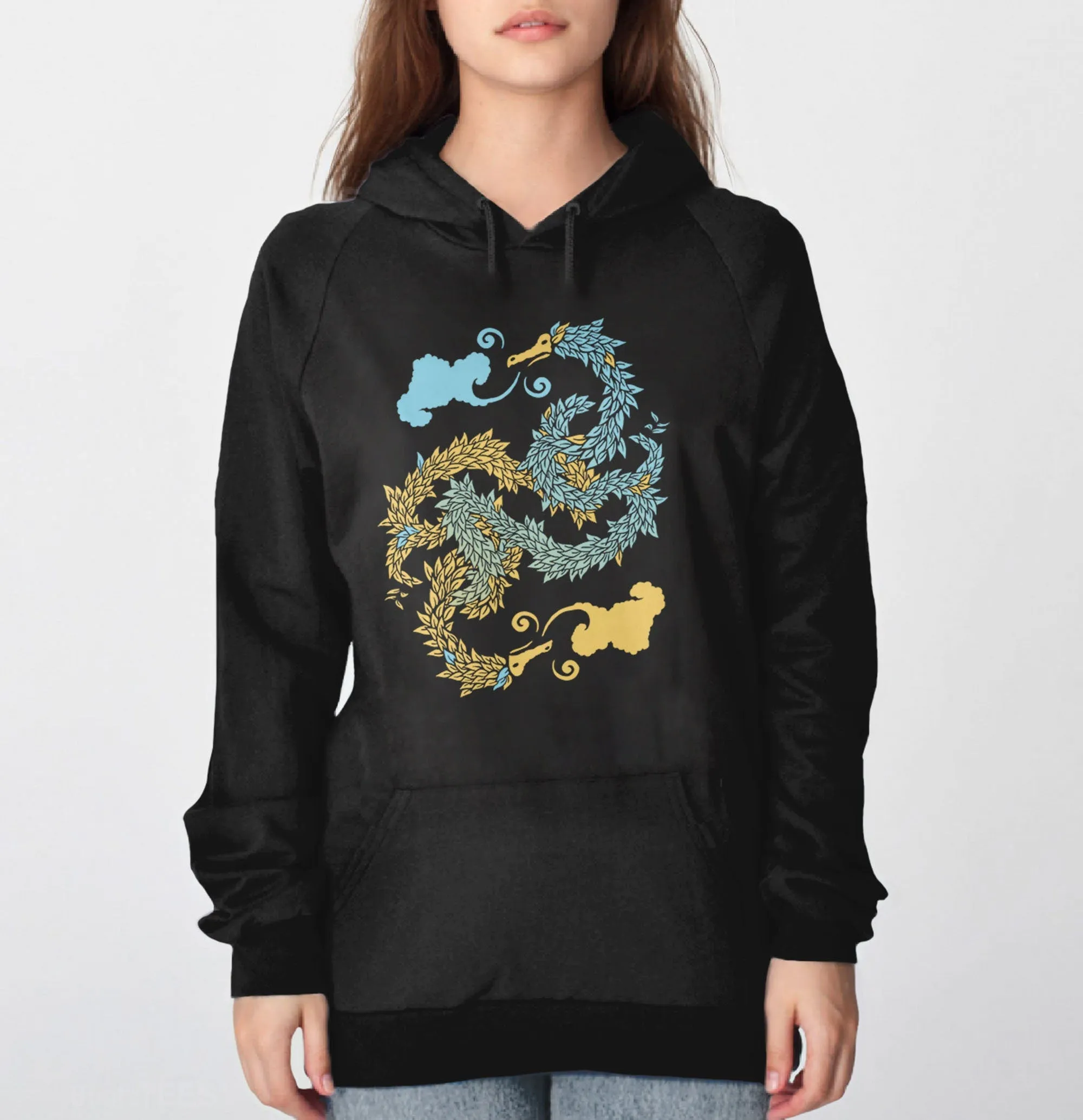 Chinese Dragon Yin Yang Sweatshirt