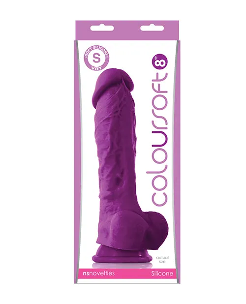 ColourSoft 8" Soft Dildo