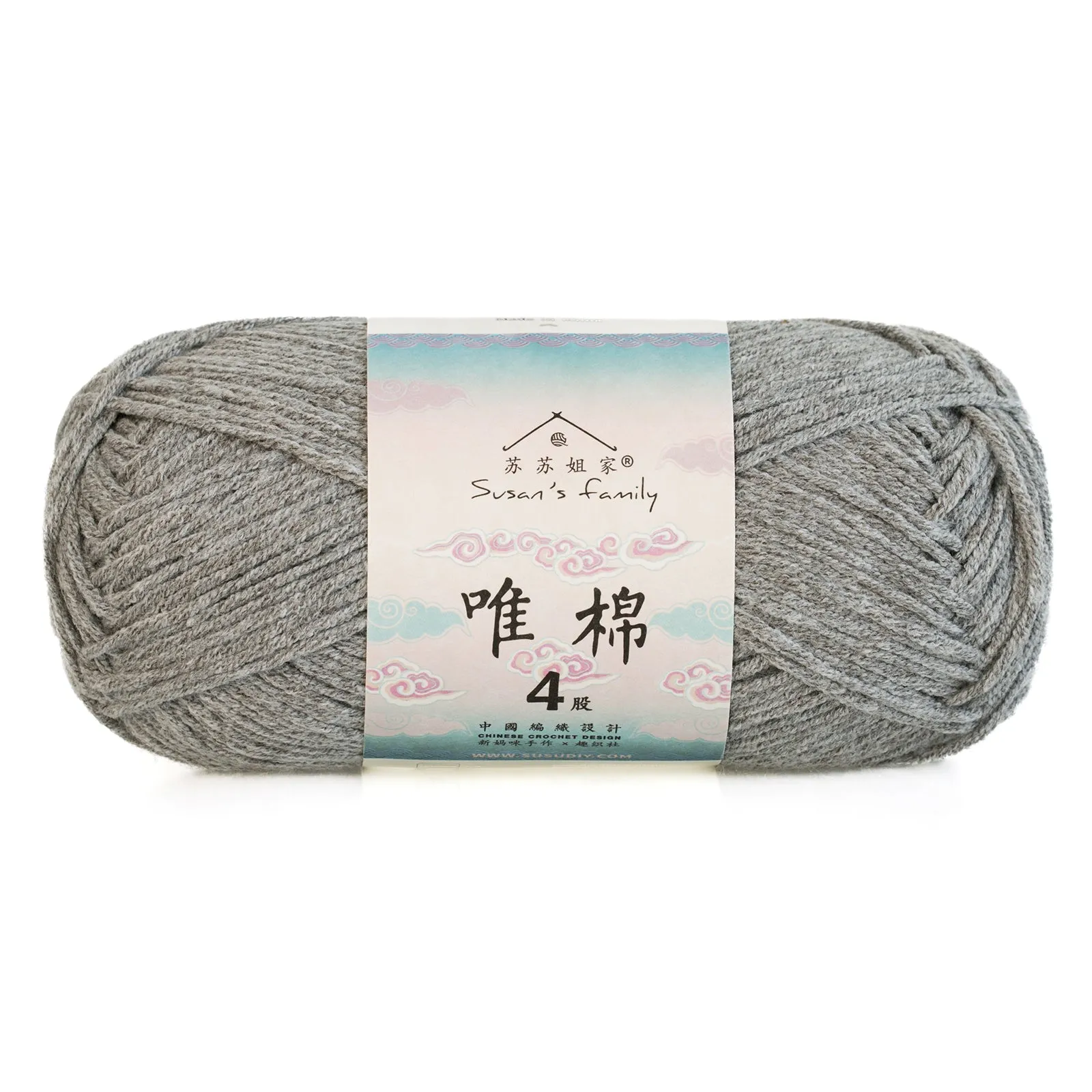 Combed Cotton 4 ply 5 pack- 60 Cotton 40 Acrylic Yarn | Susan's Family