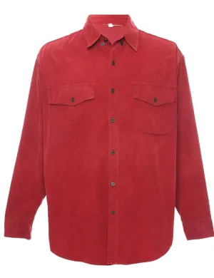 Corduroy Red Shirt - L