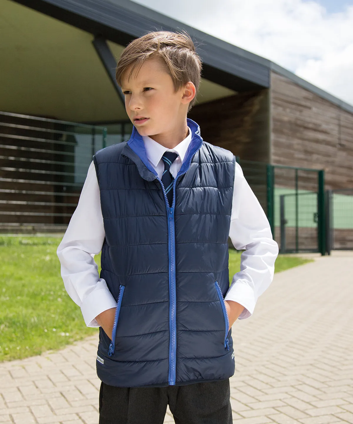 Core junior bodywarmer | Royal/Navy