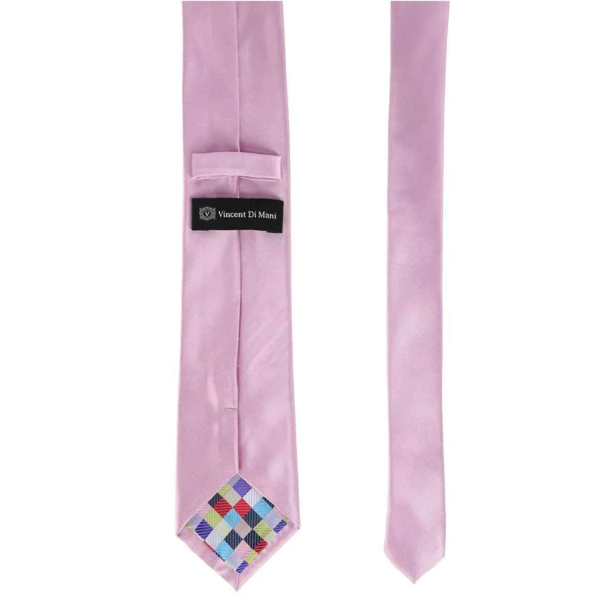 CTM® Men's Classic Solid Tie