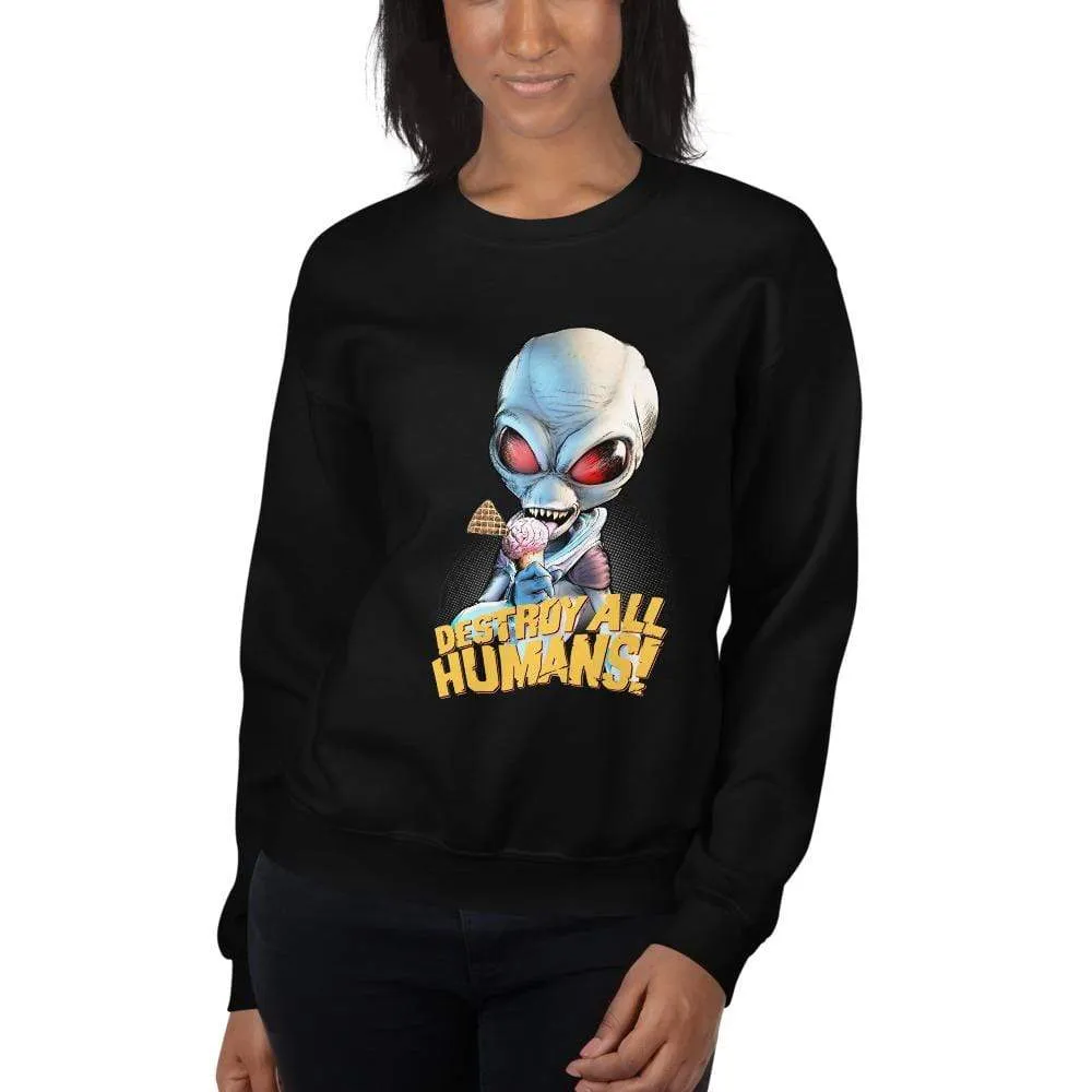 Destroy All Humans Summer Crypto Sweatshirt