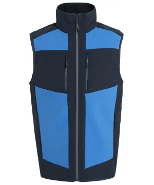 E-Volve unisex 2-layer softshell bodywarmer | Strong Blue/Navy