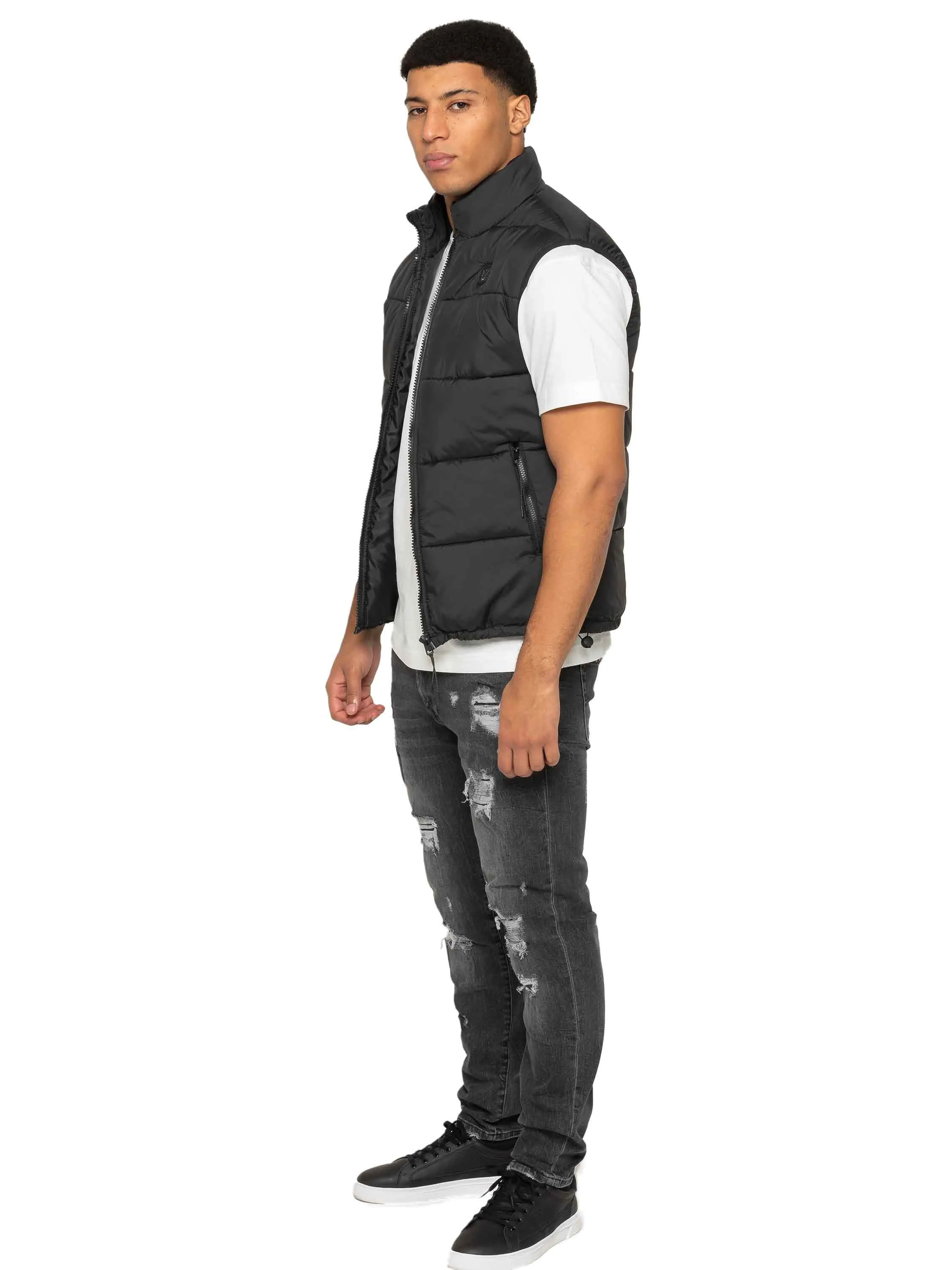 Enzo | Mens Puffer Gilet Jacket