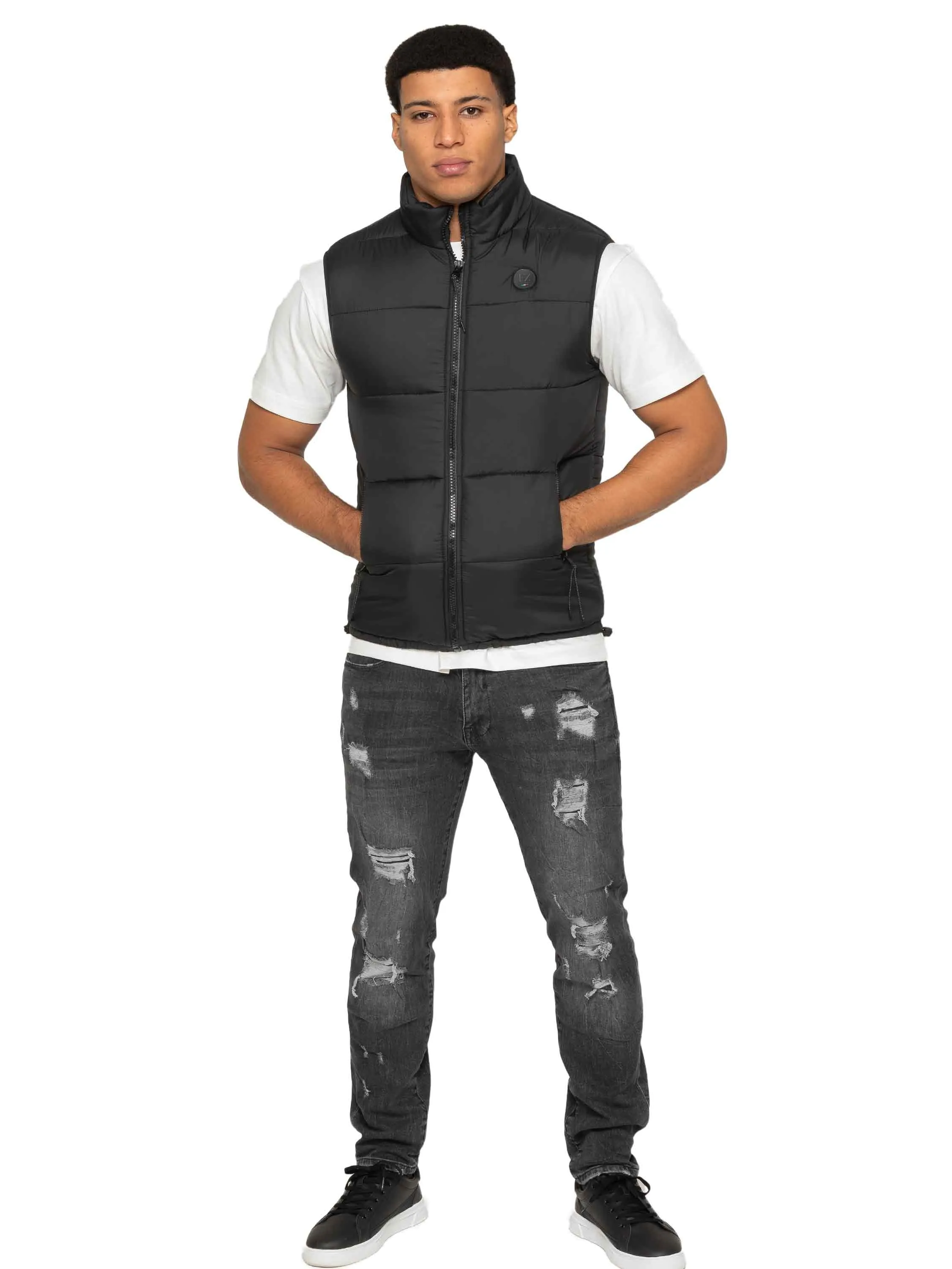 Enzo | Mens Puffer Gilet Jacket