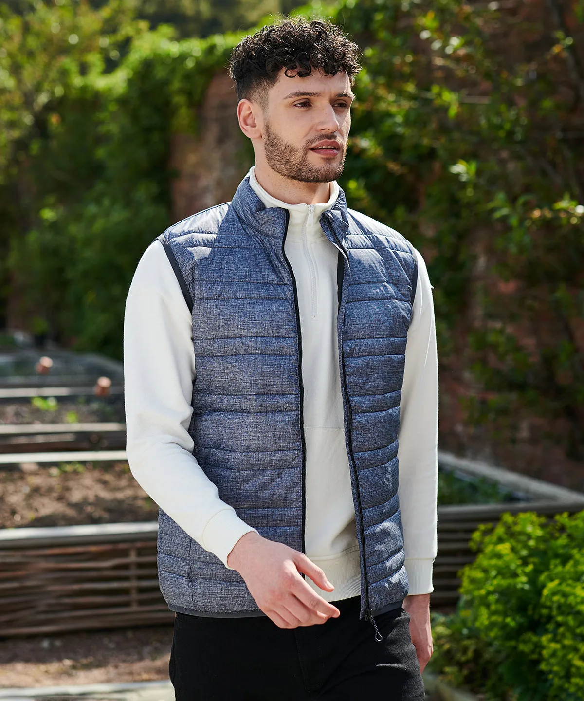 Firedown down-touch bodywarmer | Navy/French Blue