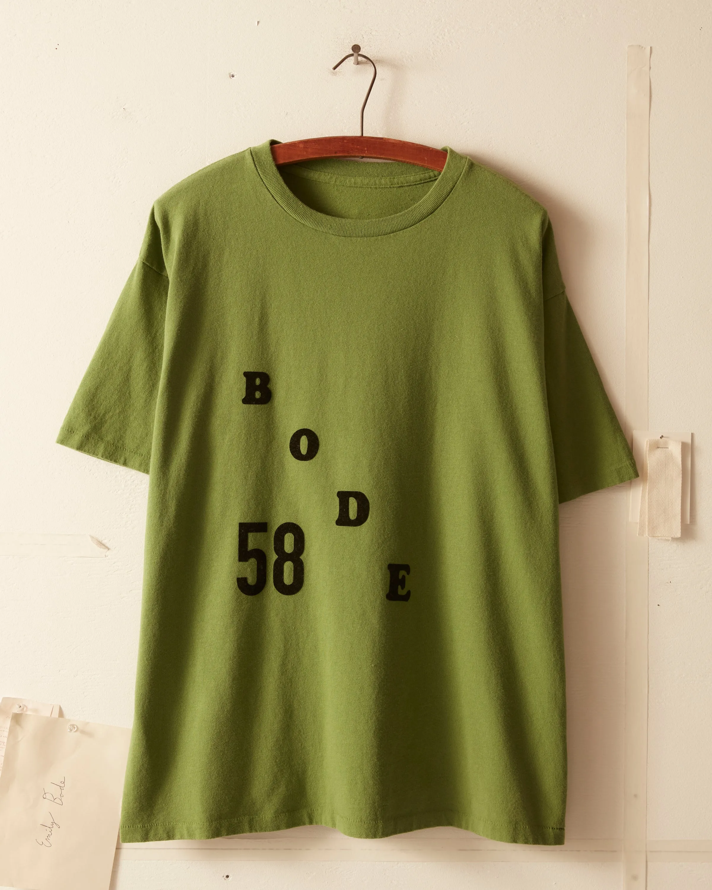 Flocked Bode Tee - Green