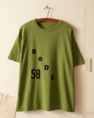 Flocked Bode Tee - Green