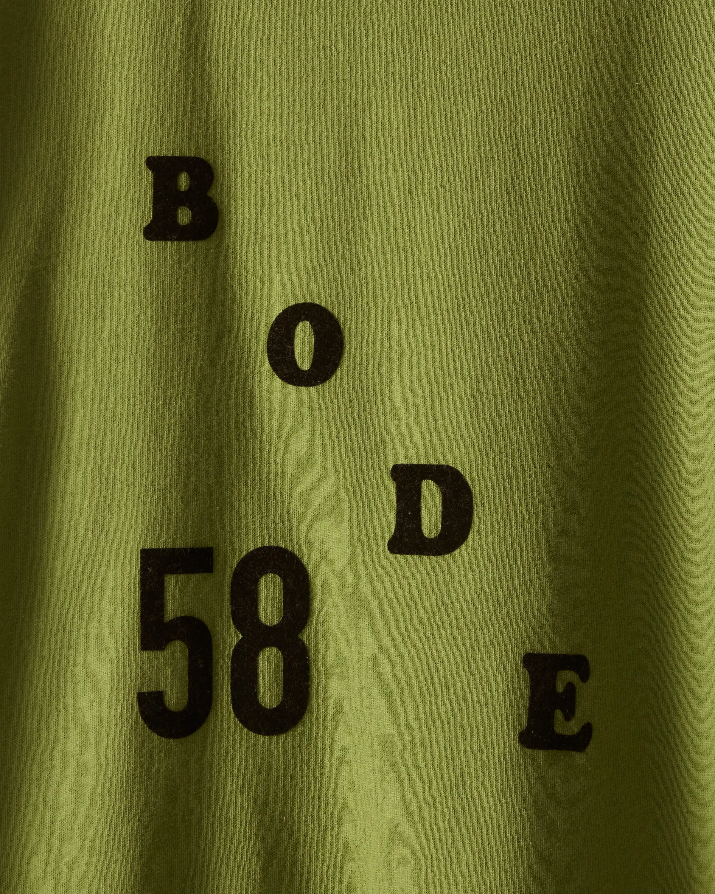 Flocked Bode Tee - Green