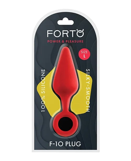 Forto F-10 Silicone Plug W/pull Ring