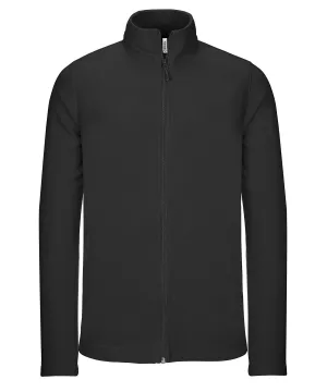 Full-zip microfleece jacket | Black