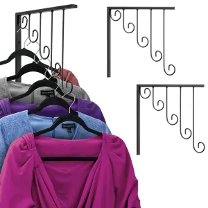 Garment Rack Bracket Hooks (Set of 3)