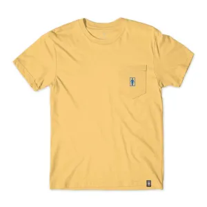 Girl Best of Both Pocket S/S Tee - Mustard