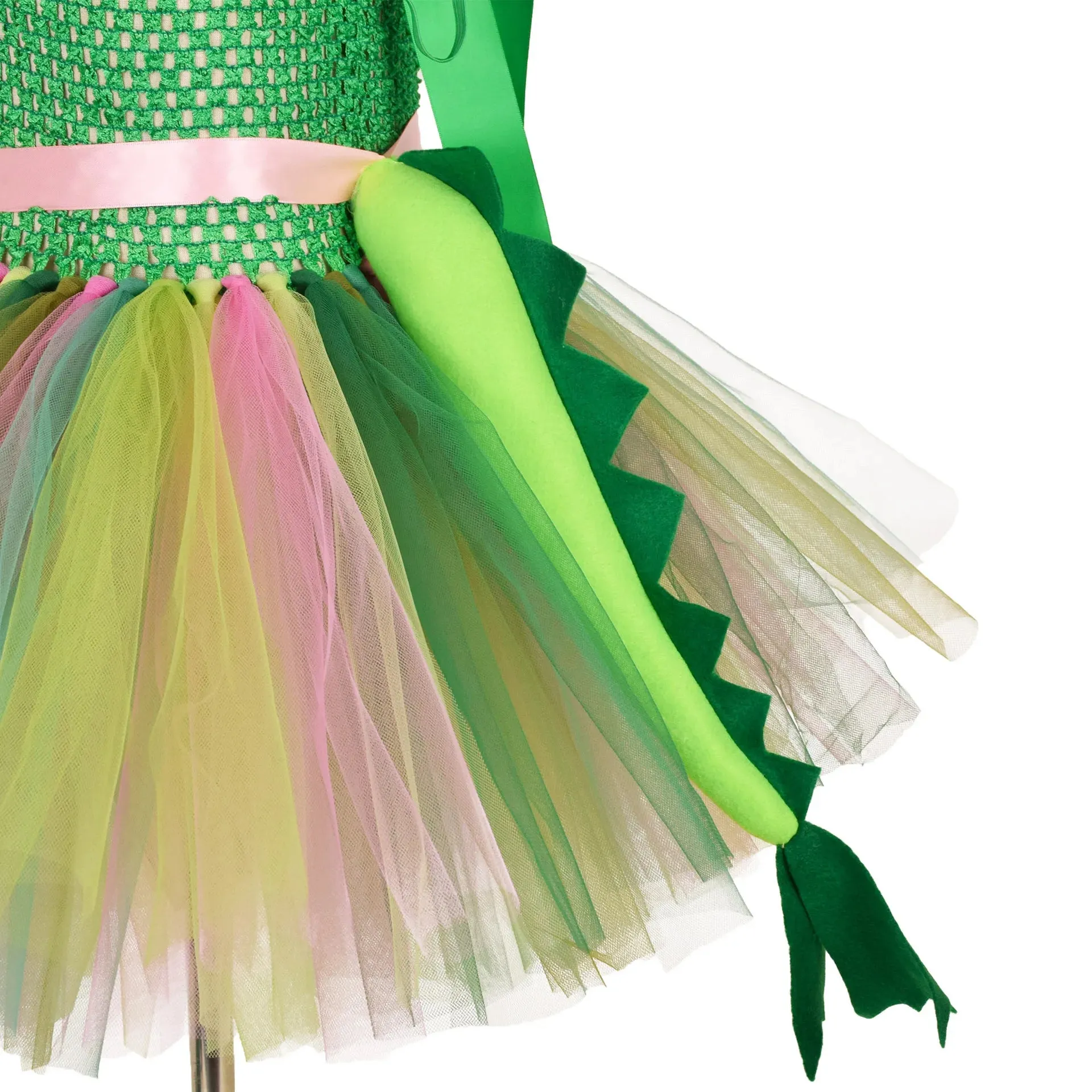 Girls Dragon Dinosaur Cosplay Tutu Dresses