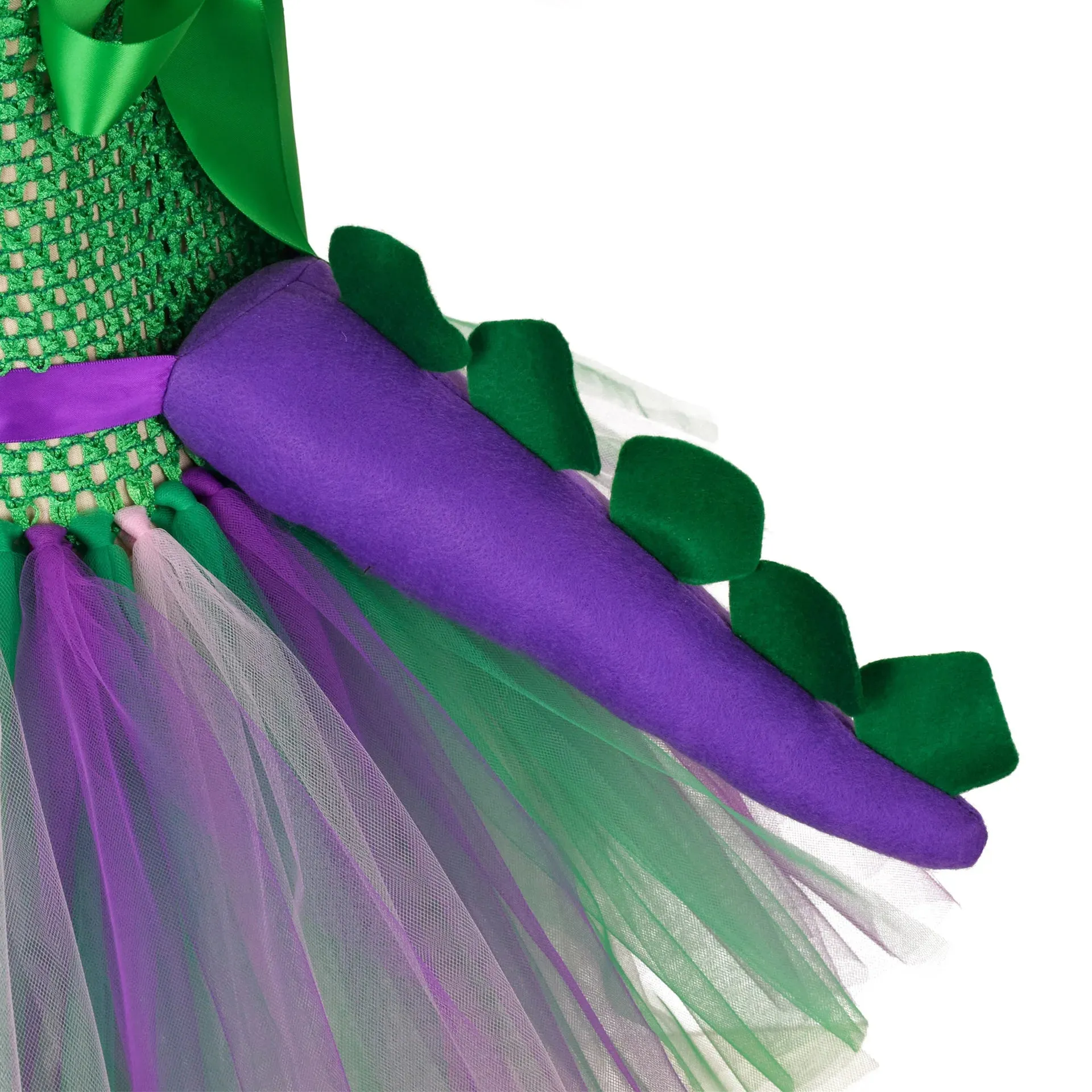 Girls Dragon Dinosaur Cosplay Tutu Dresses