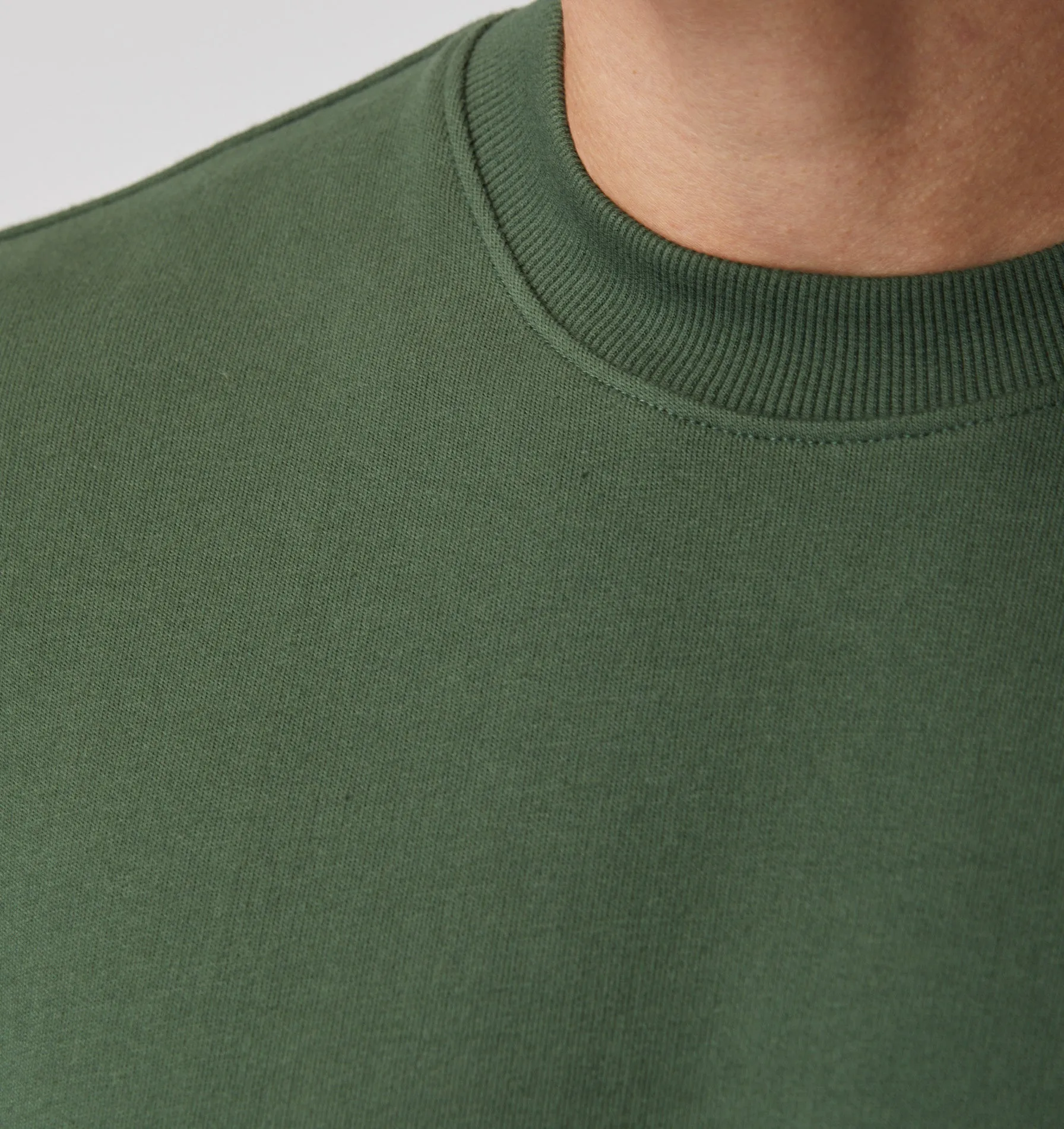 Heavy Box Tee - Forest Green