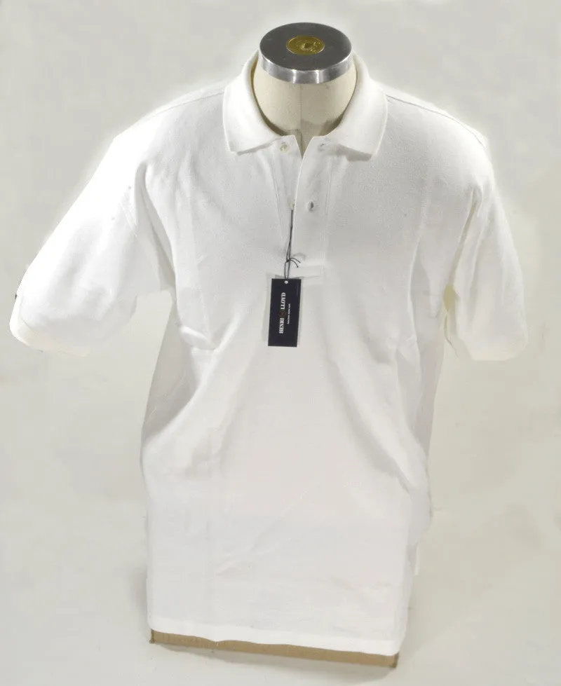 Henri Lloyd Mens Short Sleeve Polo Shirts/White