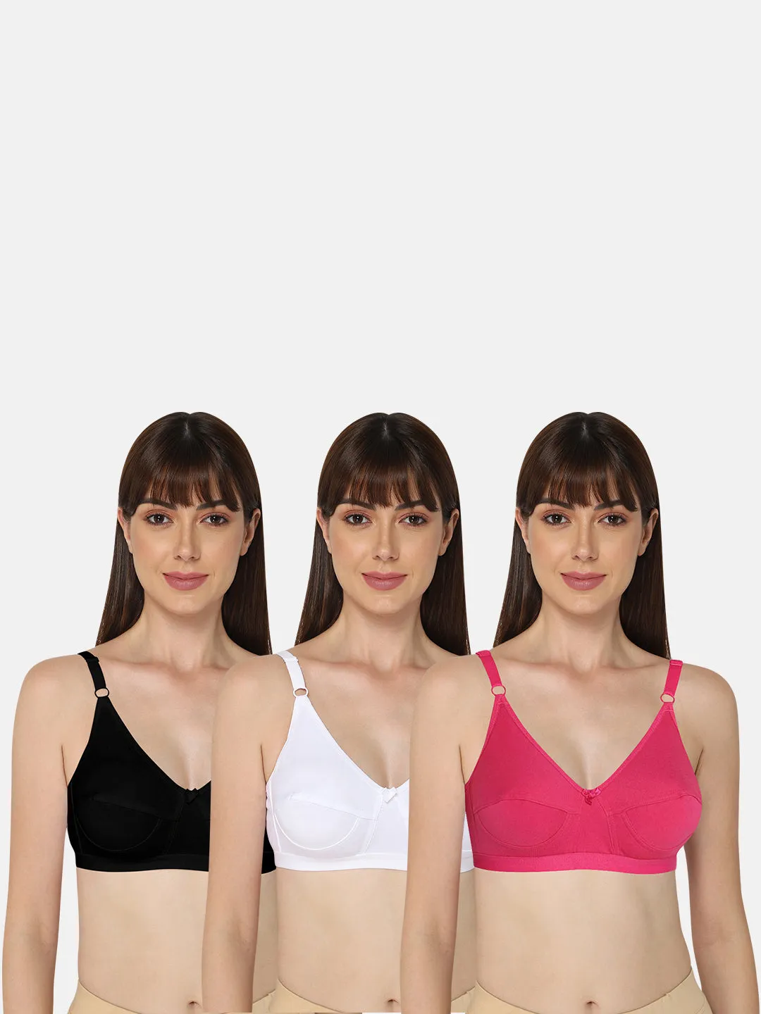 Intimacy Saree Bra Special Combo Pack – Elegant and Comfortable Bras for Everyday Wear (INT01, C38)