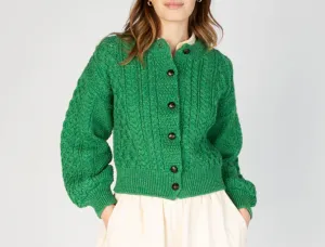 IrelandsEye Women's Clover Cardigan