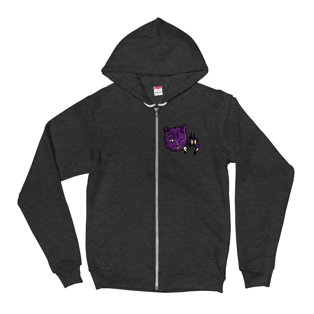 Kitty Chaos Logo Full Zip Hoodie