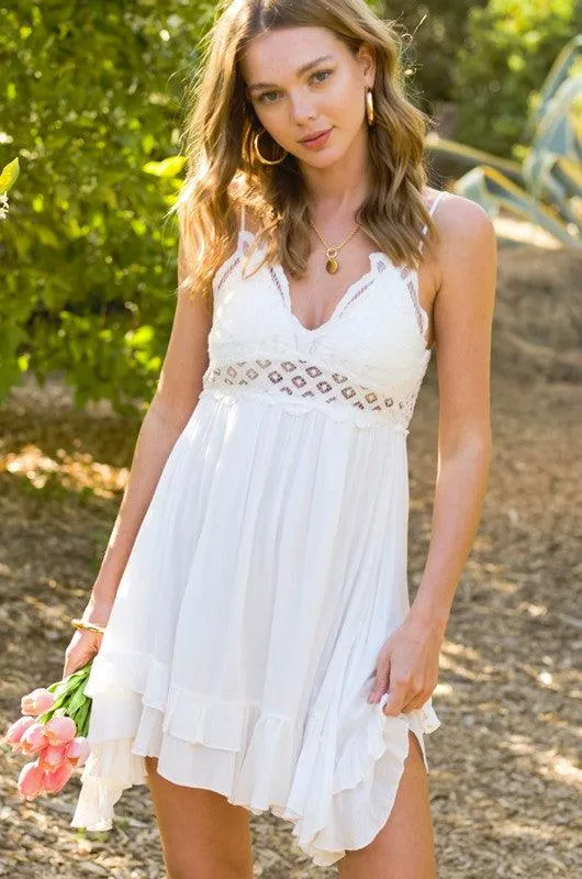 La Miel Monterey Boho Bralette Dress