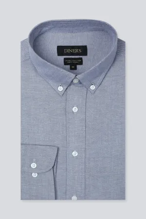 Light Grey Texture Casual Shirt