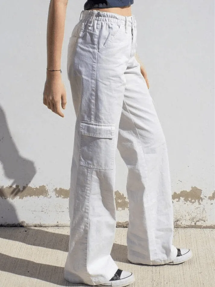 Low Waist Y2K Straight Leg Pants