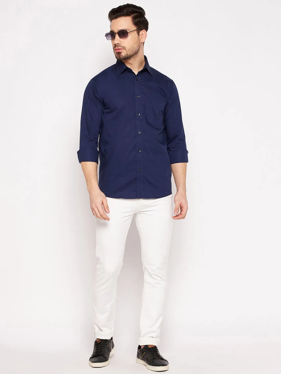 Mens Navy Shirt