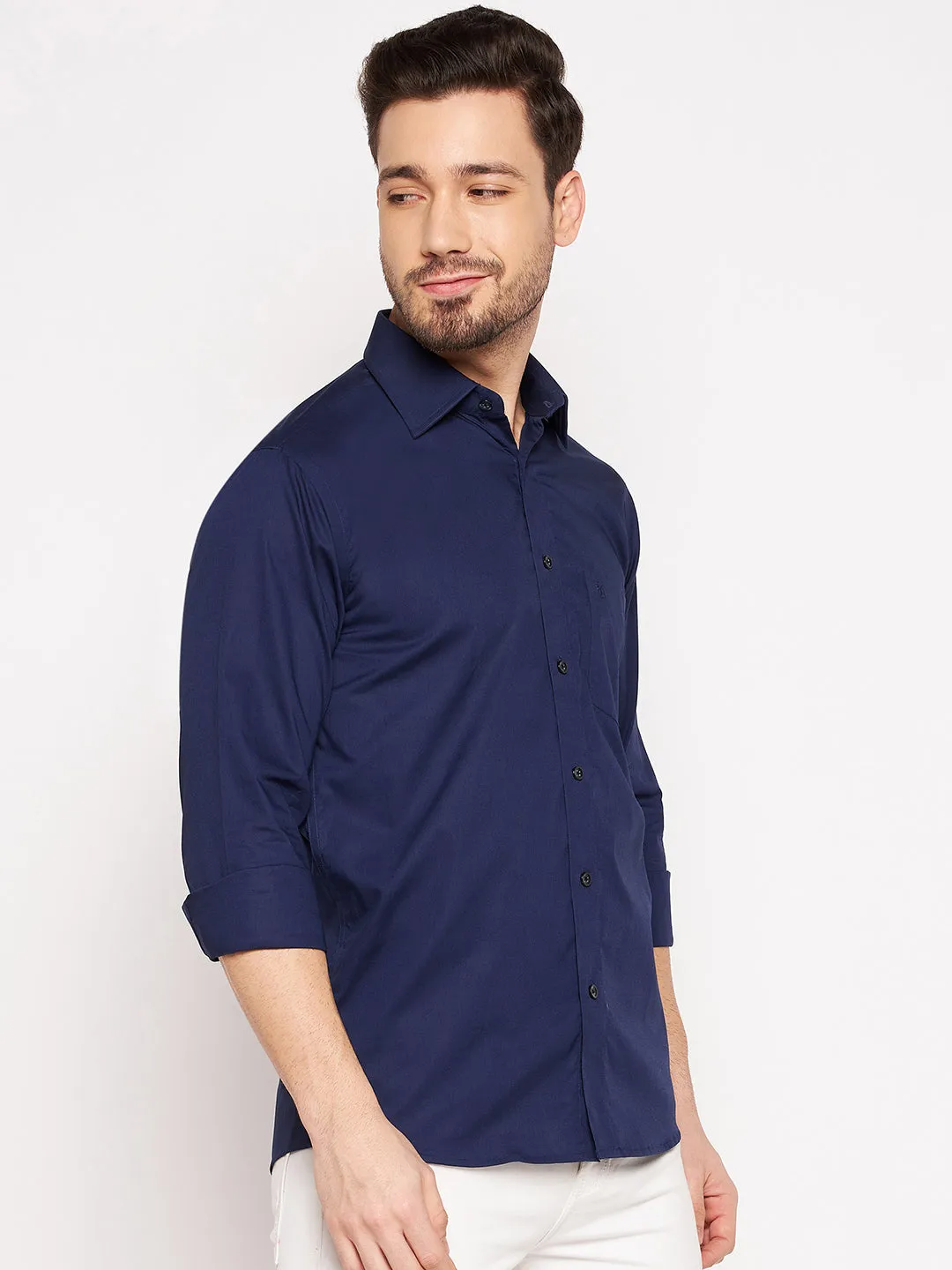 Mens Navy Shirt