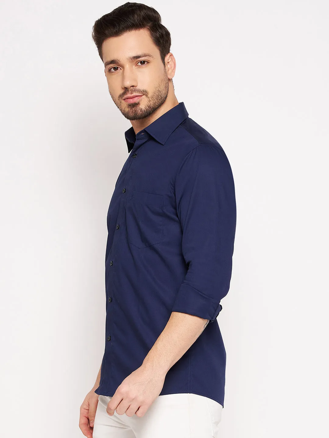 Mens Navy Shirt