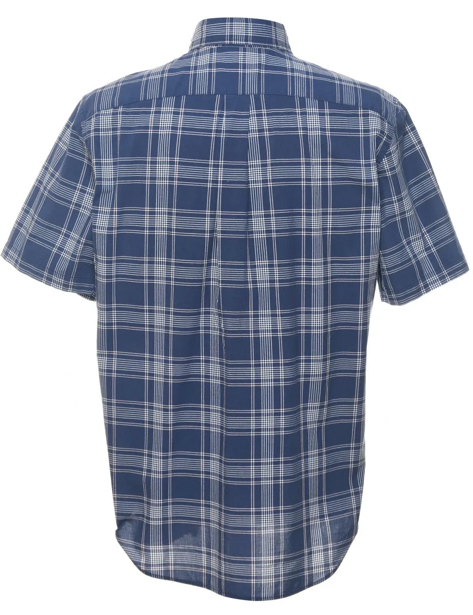 Nautica Checked Navy Classic Shirt - M