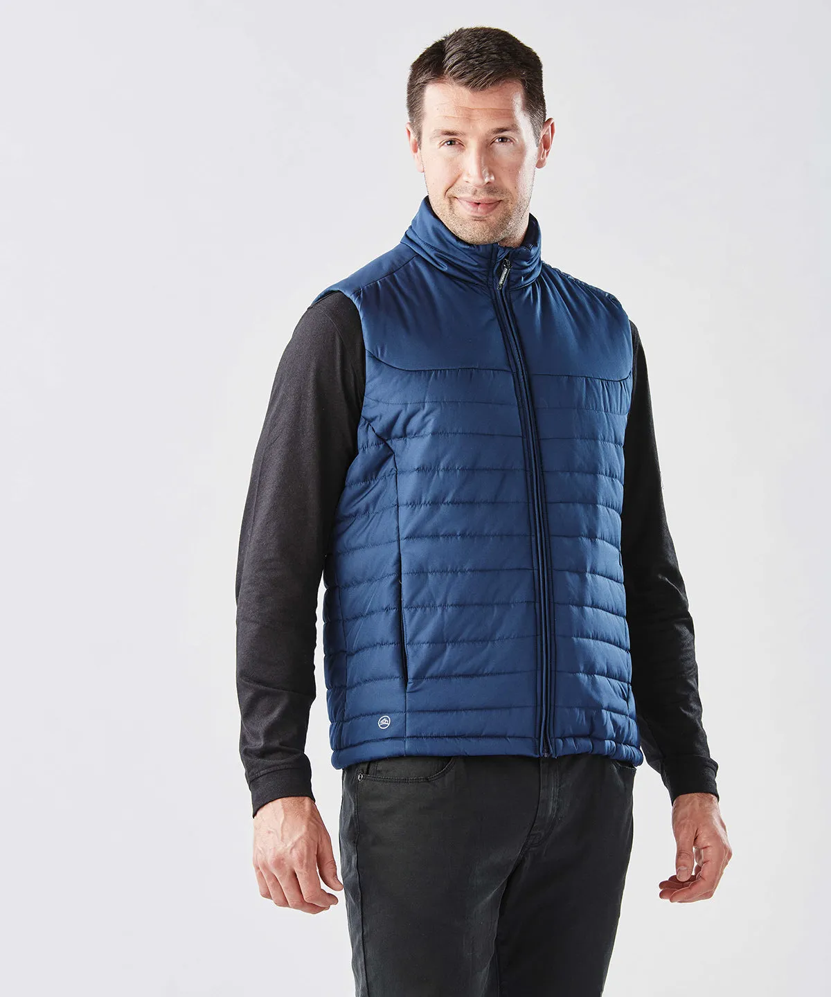 Nautilus quilted bodywarmer | Azure Blue