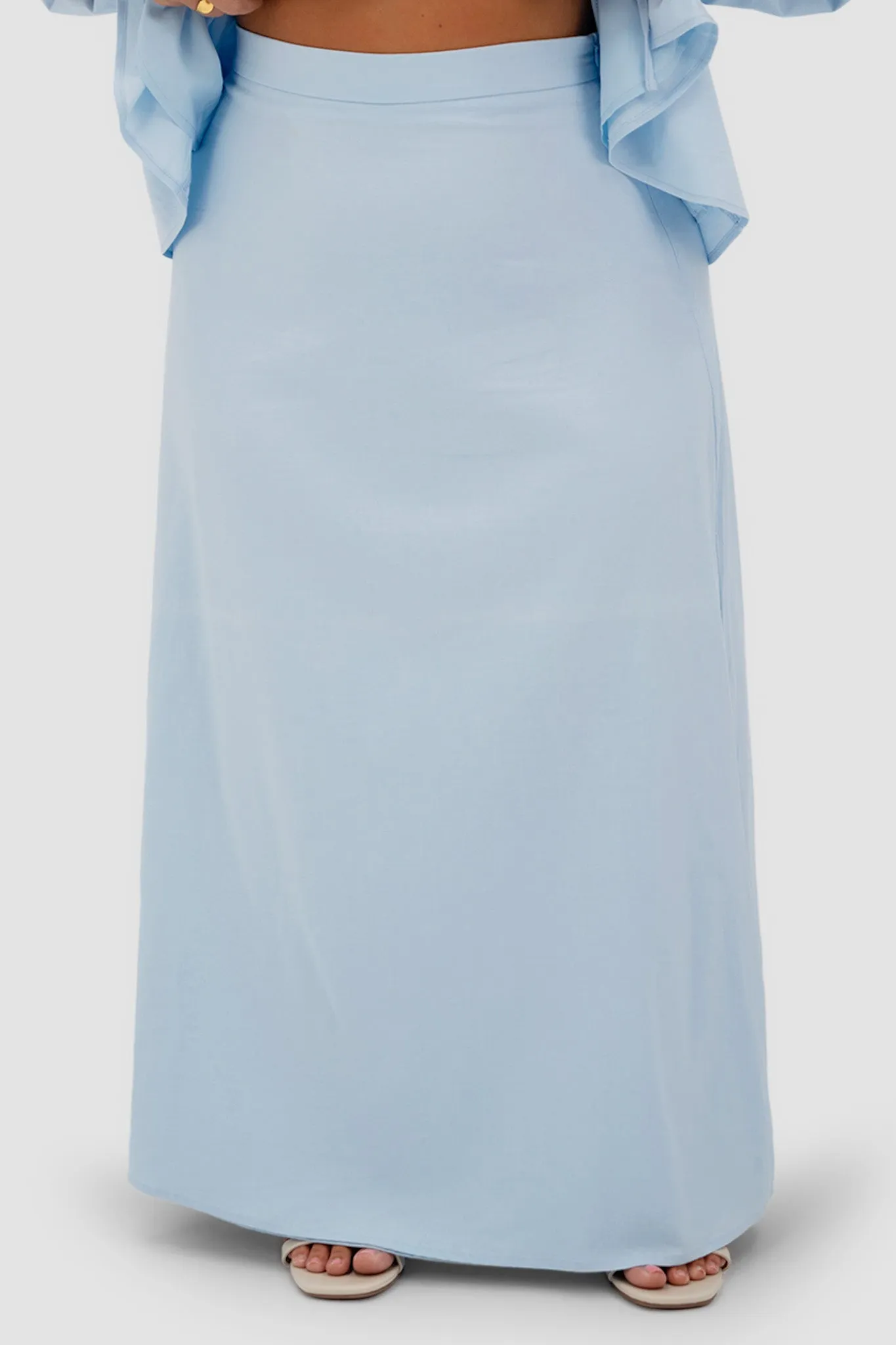 NIA SKIRT SOFT BLUE