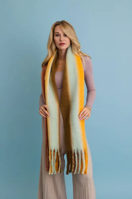 Ombre Dream Luxe Fringe Blanket Scarf