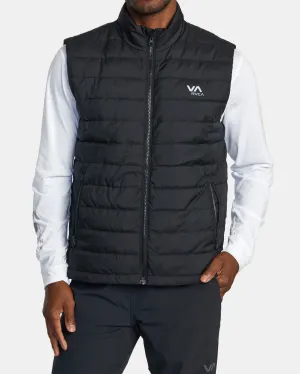 Packable Puffa Puffer Vest - Black